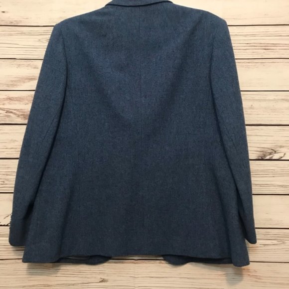 Vintage Pendleton Blue Virgin Wool Blazer - Picture 5 of 5